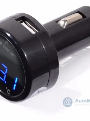 Zástrčka MULTI - USB, voltmetr, teploměr Autentický