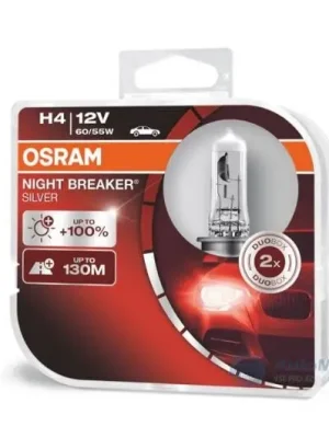 Osram Night Breaker Silver H4 12V 60/55W 2ks Výprodej