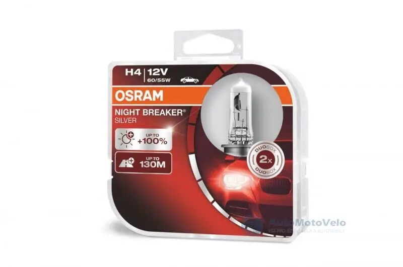 Osram Night Breaker Silver H4 12V 60/55W 2ks Výprodej