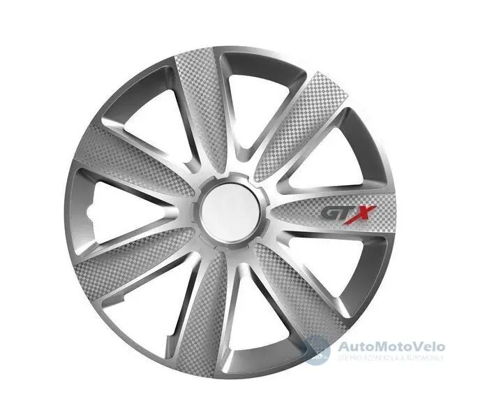 Zlevněný Poklice Versaco GTX carbon silver 4ks