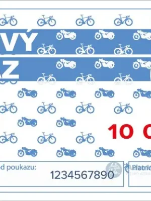 Dárkový poukaz v hodnotě 10000.- Novinka