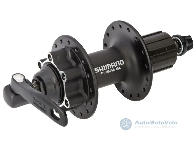Jen Po Omezenou Doba Zadní náboj Shimano DEORE FH-M525 - 6 děr - 8/9/10 rychl 36 děr RU: 168 mm černá