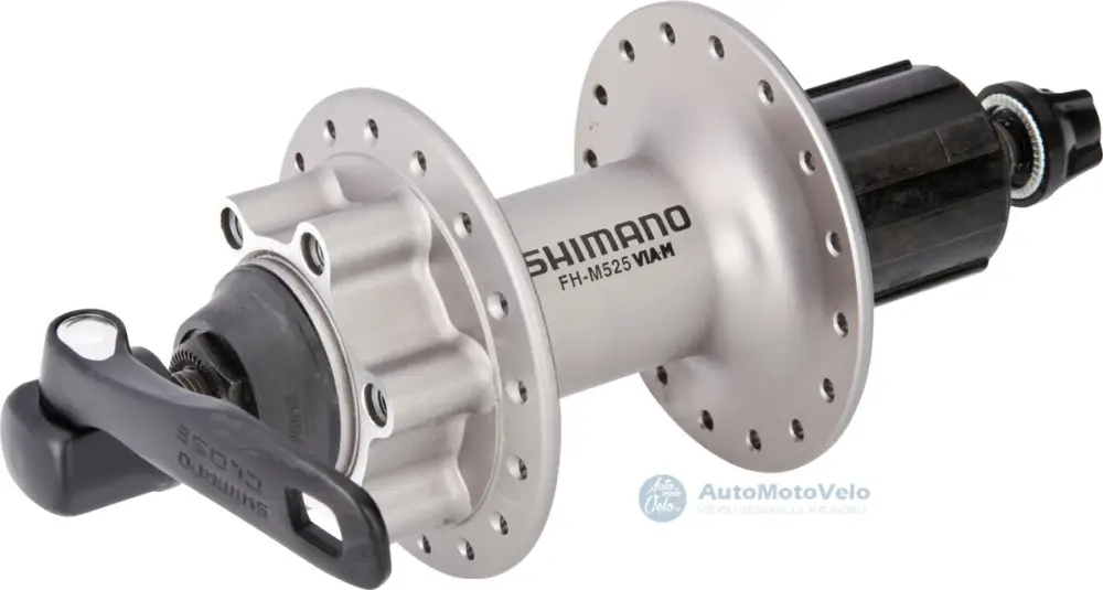 Rychlé Dodání Zadní náboj Shimano DEORE FH-M525 - 6 děr - 8/9/10 rychl 32 děr RU: 168 mm stříbrná