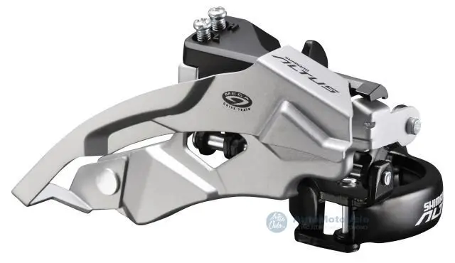 Ověřený Přesmykač Shimano ALTUS FD-M370 MTB pro 3x9 obj 31,8 Top-swing dual pull 44/48 z