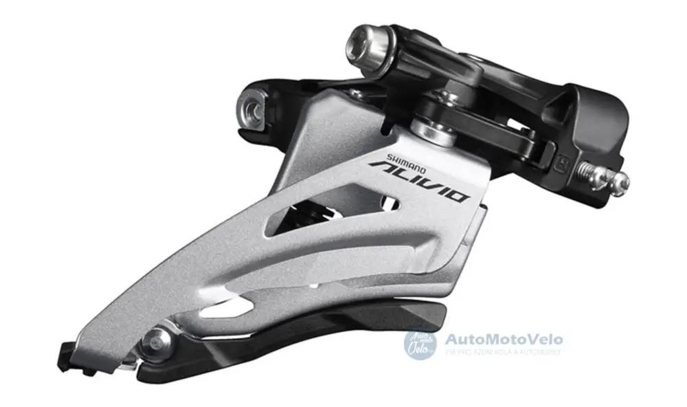 Aktuální Přesmykač Shimano ALIVIO FD-M4020 pro 2x9 obj. 34,9/31,8 + 28,6 Side-swing/66-69 front pull pro 36z