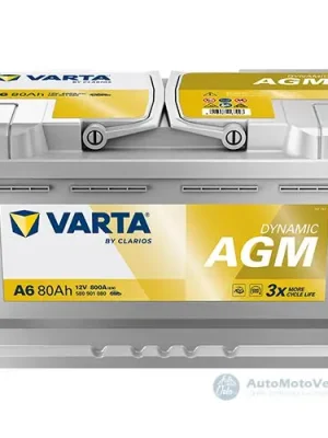 Cenově Výhodný Varta Dynamic AGM 12V 80Ah