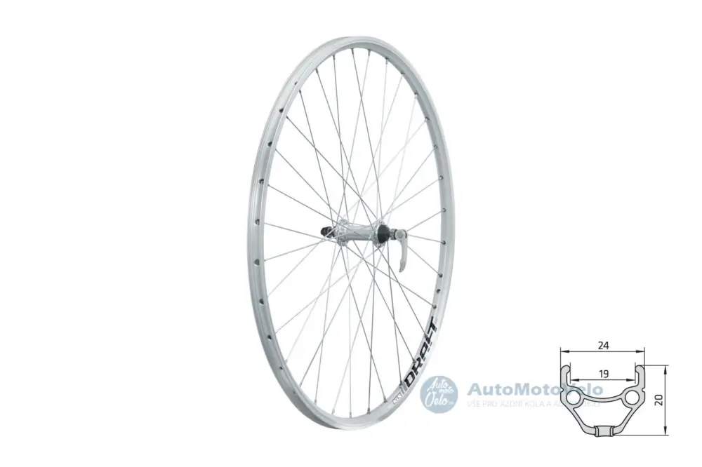Kup Teď Zapletené kolo přední KLS DRAFT V-brake F, 28/29", silver