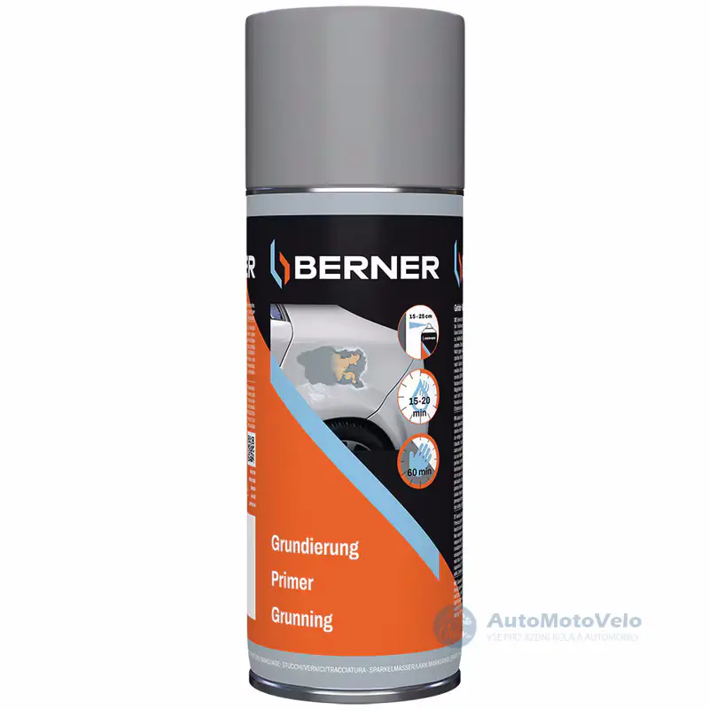 Berner světle šedý základní nátěr 400ml Hit Sezóny