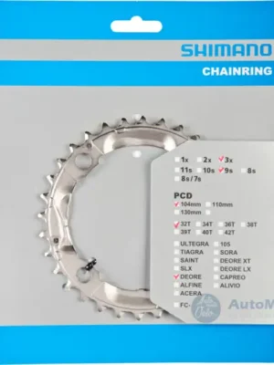 Akční Nabídka Převodník Shimano Deore FC-M532 32z, stříbrný