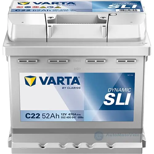 Pouze Dnes Autobaterie Varta Dynamic SLI 12V 52Ah