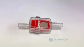 Filtr paliva MOTO hranatý červený 1H5 Výhodná Nabídka
