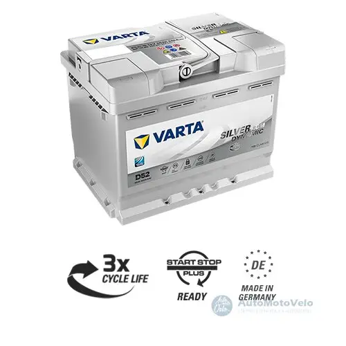 Varta Silver Dynamic AGM 12V 60Ah Časově Omezené