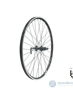 Cenově Výhodný Zadní zapletené kolo KLS DRAFT V-brake R 26" - Black