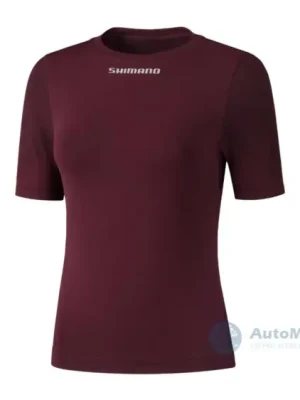 Funkční tričko s krátkým rukávem Shimano Vertex W - dámské - Zinfandel Finální Výprodej