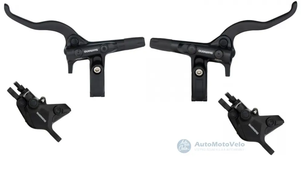 Rychlé Dodání Set kotoučových brzd Shimano Deore BL-M4100+BR-MT410 - přední+zadní