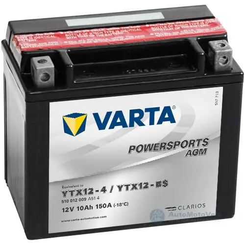 Motobaterie Varta AGM YTX12-BS Kup Teď