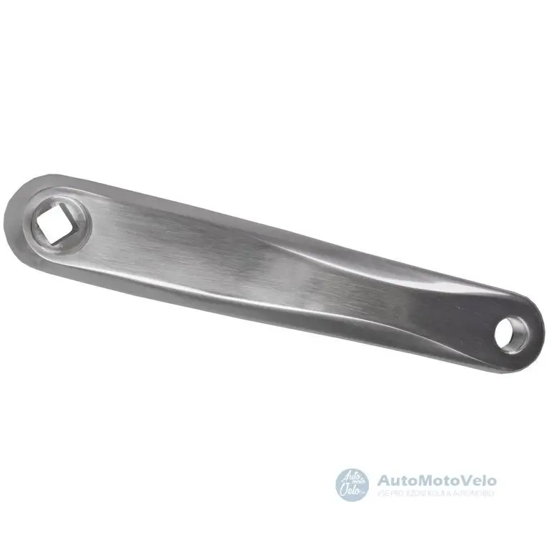Bezpečná Platba Klika levá 4hran 175mm kopie Shimano - stříbrná