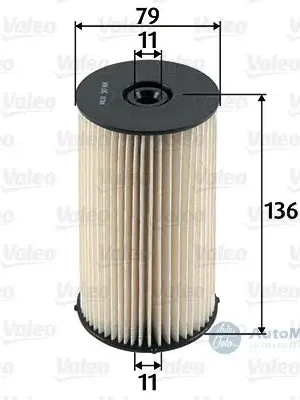 Valeo palivový filtr 11mm UFI systém Objednat Nyní