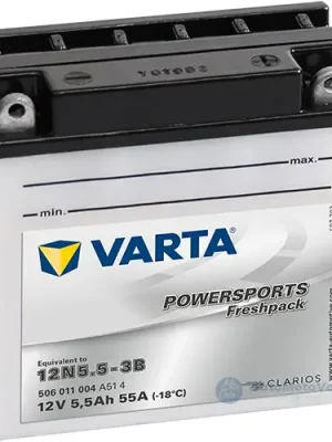 Varta Powersport Freshpack 12N5,5A-3B Dokud Zásoby Vydrží
