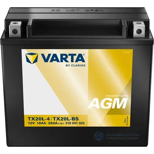 Rychlé Dodání Varta PowerSports AGM YTX20L-BS