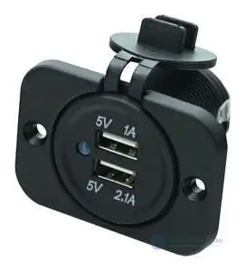 Hit Sezóny Compass zásuvka 2x USB 2,1A 12V