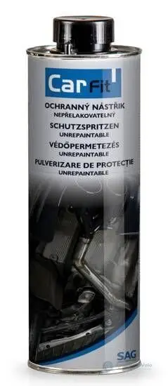 Výprodej Carfit ochrana podvozku nepřelakovatelný 1L černý