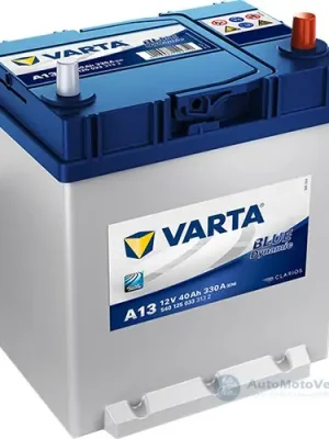Varta autobaterie Blue Dynamic 12V 40Ah P+ ASIE s lištou Sleva