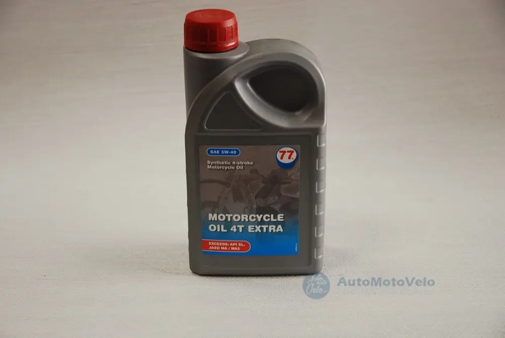 Motocyklový olej 77lub. 4T EXTRA 5W-40 Ihned K Objednání