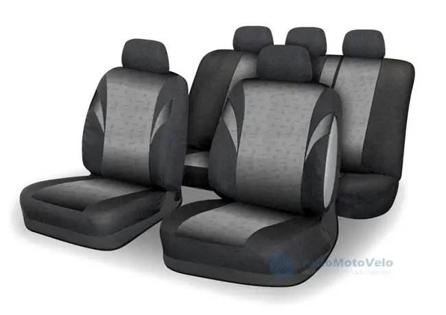 Akce Potahy sedadel sada 9ks POLY šedé AIRBAG