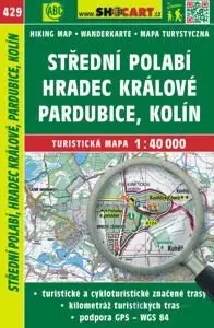 Mapa 429-Shocart-Stř.Polabí,Hr.Králové,Pardubice,Kolín Oblíbený