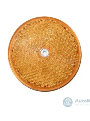 Originální Odrazka kulatá oranž.pr.60mm 1.díra