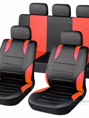 Sada potahů SPORT 9ks AIRBAG ČERVENÉ Hit Sezóny