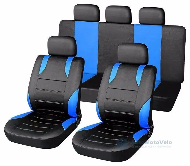 Odeslání Ihned Sada potahů SPORT 9ks AIRBAG MODRÉ