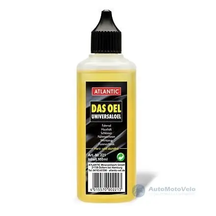 Olej Atlantic - pro kola a šicí stroje - 100ml Dokud Zásoby Vydrží