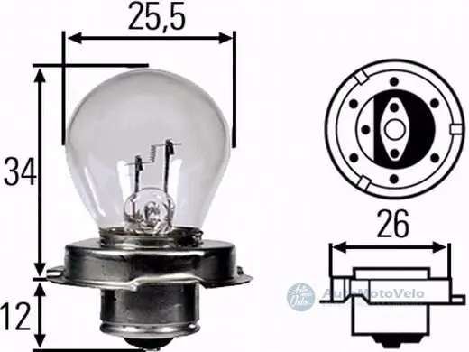 Hella žárovka 12V 15W s objímkou S3P26s Nejlepší Volba