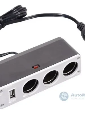 Cenový Hit Roztrojka 12/24V + USB 1000mA