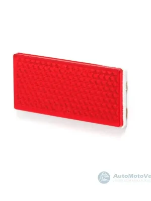 Odrazka hranatá červená samolep 105x48mm Nejlepší Volba