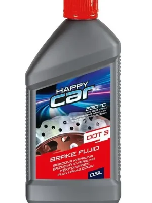 Brzdová kapalina HAPPY CAR DOT 3 500ml Hit Sezóny