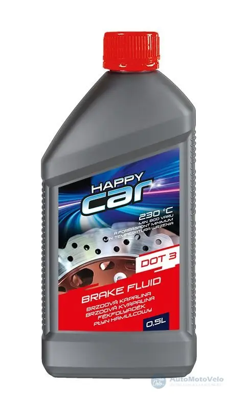 Brzdová kapalina HAPPY CAR DOT 3 500ml Hit Sezóny