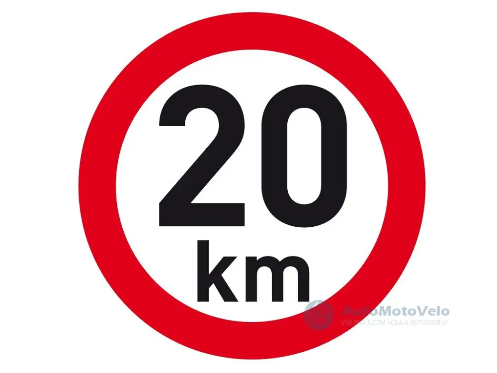 Jen Po Omezenou Doba Samolepka rychlost 20 pr.200mm