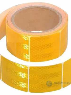 Samolepící páska reflexní dělená 1m x 5cm žlutá Expresní Doručení