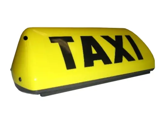 Magnetický taxi transparent - svítilna (malá- žlutá) T-servis Sezónní Sleva