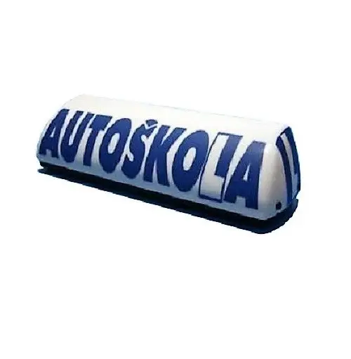 Svítilna AUTOŠKOLA magnetický transparent Car Lamp - Torola electronic Rychlé Dodání