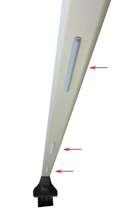 Výprodej Deflektor aerodynamického hluku pro Alu nosiče (3ks)