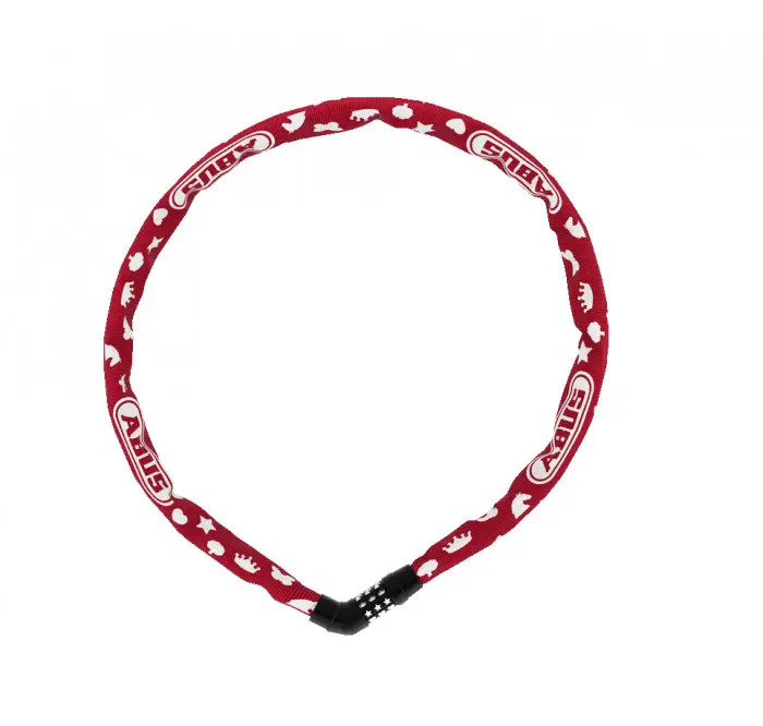 Nejprodávanější Lankový zámek ABUS 4804C/75 red SYMBOLS Steel-O-Chain
