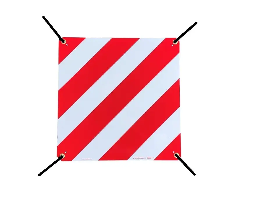 Sleva Výstražná tabule CELOREFLEXNÍ - EU mimo Španělska 50x50cm, stahovací pásky