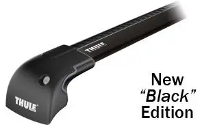 Střešní nosič Thule Wingbar Edge 9595B + kit, černé tyče Akce