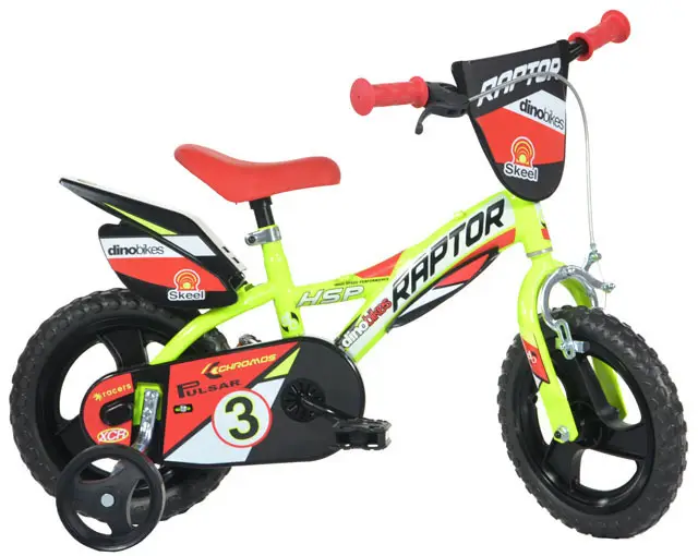 Dětské kolo Dino 123GLN žlutá 12" Akce