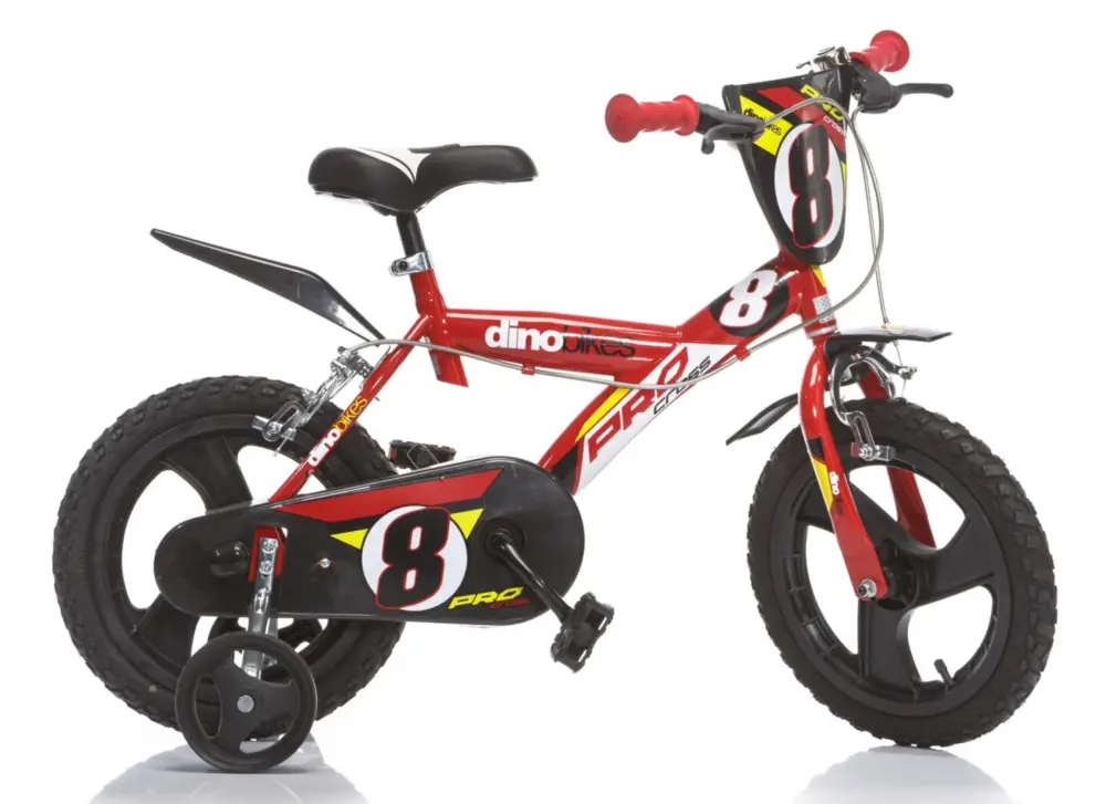 Vysoce Kvalitní Dětské kolo Dino 163GLN červená 16"