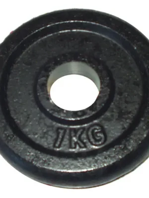Autentický Litinový kotouč (závaží) na činky 1kg - 25mm